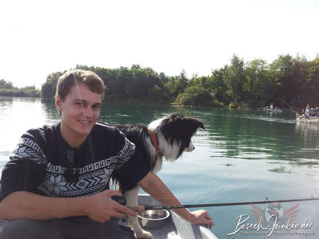 Fishing for Men Summer Jam 2012 Silas mit seinem Hund