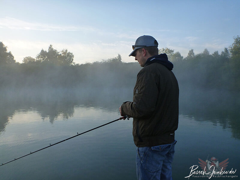 Fishing for Men Summer Jam 2012 Andreas Volz morgens beim Hecht angeln